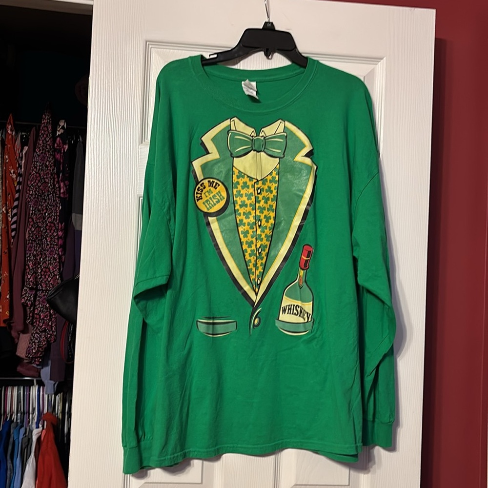 St Patrick’s day Gildan Green Heavy Cotton T-Shirt size 3xl